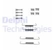 DELPHI Fren pabucu montaj kiti — Peugeot 607 (1)