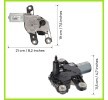 VALEO Silecek motoru Arka, 12V — Audi A1 (6)