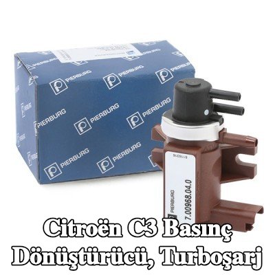 PIERBURG Basınç dönüştürücü, turboşarj — 2008 Citroën C3
