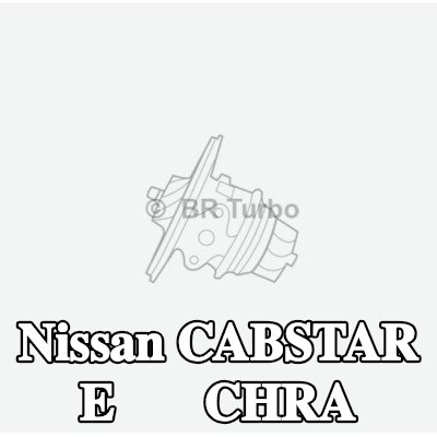 BR Turbo CHRA توربو مع مجموعة الحشيات — Nissan Cabstar E