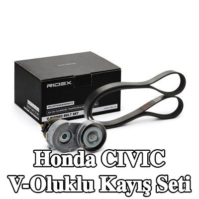 RIDEX V-Oluklu Kayış Seti — 2002 Honda Civic