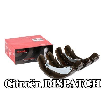 BREMBO مجموعة أحذية الفرامل مع ذراع فرامل اليد — Citroën Dispatch