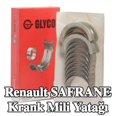 GLYCO Sinterle birleştirilmiş bronzlu çelik sırtlı krank mili yatağı — 1995 Renault Safrane