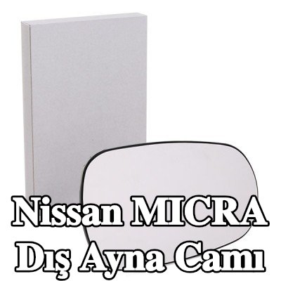 ALKAR Sol yan ayna camı, Sağ — 2002 Nissan Micra