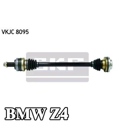 SKF عمود الدفع المحور الخلفي الأيمن, 666mm, مع صمولة, بدون محمل — BMW Z4