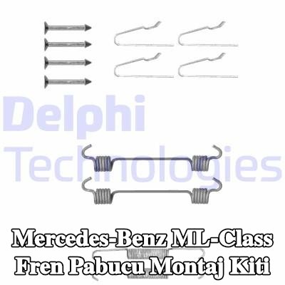 DELPHI Fren pabucu montaj kiti — 2000 Mercedes-Benz ML-Class