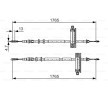 BOSCH El freni kablosu 1770mm, 1770mm — 2000 Ford Focus (1)