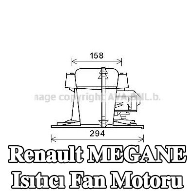 PRASCO Isıtıcı fan motoru — 2000 Renault Megane