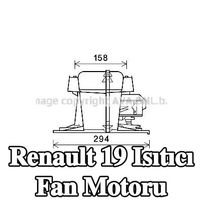 PRASCO Isıtıcı fan motoru — Renault 19