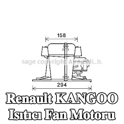 PRASCO Isıtıcı fan motoru — 2002 Renault Kangoo
