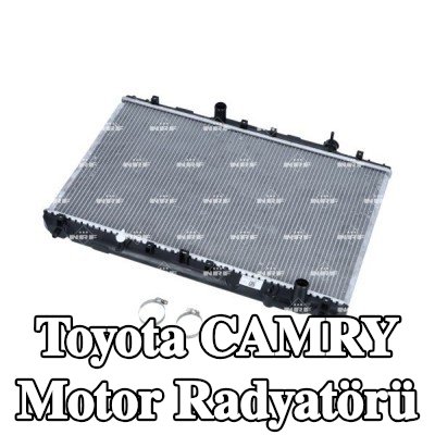 NRF Motor radyatörü Alüminyum, montaj parçaları ile — 1995 Toyota Camry