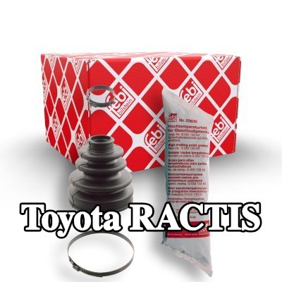 FEBI BILSTEIN طقم غطاء مفصل CV, عمود الإدارة على جانب ناقل الحركة, مطاط — Toyota Ractis