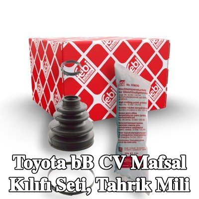 FEBI BILSTEIN CV kılıf kiti, tahrik mili şanzıman tarafı, Kauçuk — 2000 Toyota bB