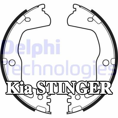 DELPHI أحذية فرامل اليد — Kia Stinger