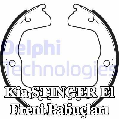 DELPHI El freni pabuçları — Kia Stinger