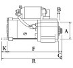 HC-Cargo Marş motoru 2, 2kW — Mitsubishi Delica / Space Gear (8)