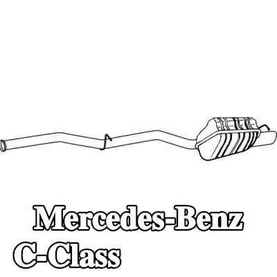 VEGAZ كاتم الصوت الخلفي — Mercedes-Benz C-Class
