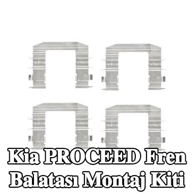 BOSCH Fren balatası montaj kiti — 2012 Kia Proceed