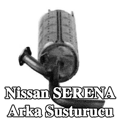 VEGAZ Arka susturucu 970, 1000mm — Nissan Serena