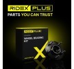 RIDEX PLUS Tekerlek yatağı kiti Ön Aks, Arka Aks, entegre tekerlek yatağı ile, tekerlek göbeği ile, sabitleme/montaj malzemesi ile — Volkswagen Multivan (11)