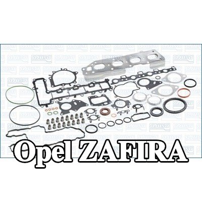 AJUSA مجموعة حشيات كاملة, محرك مزود بأختام صمامات, بدون حشية رأس الأسطوانة — Opel Zafira