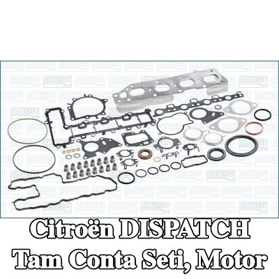 AJUSA Tam Conta Seti, valf gövdesi contalı motor, silindir kafası contası olmadan — 2017 Citroën Dispatch
