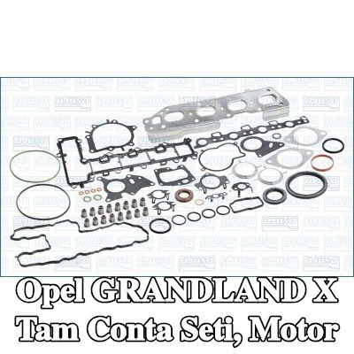 AJUSA Tam Conta Seti, valf gövdesi contalı motor, silindir kafası contası olmadan — 2017 Opel Grandland X