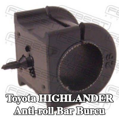 FEBEST Ön aks stabilizatör çubuğu burcu, 26mm — 2016 Toyota Highlander