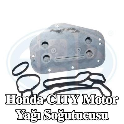 ERA Conta/sızdırmazlık elemanları ile motor yağı soğutucusu, yağ filtresi muhafazası olmadan — Honda City