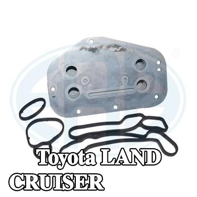 ERA مبرد زيت المحرك مع الحشوات/الأختام, بدون غطاء فلتر الزيت — Toyota Land Cruiser
