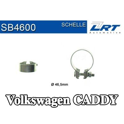 LRT موصل الأنابيب، نظام العادم — 1990 Volkswagen Caddy