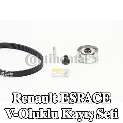 CONTITECH V-Oluklu Kayış Seti — 1997 Renault Espace
