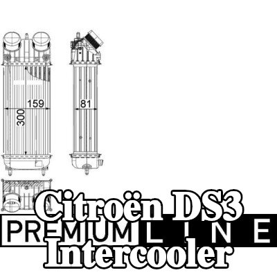 MAHLE Intercooler — Citroën Ds3