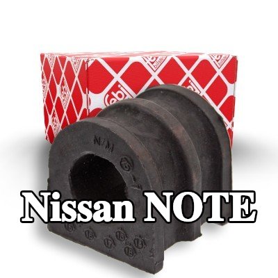 FEBI BILSTEIN جلبة قضيب مانع للانقلاب المحور الأمامي, 21mm, مطاط — 2011 Nissan Note