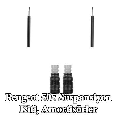MONROE Süspansiyon kiti, amortisörler — Peugeot 505