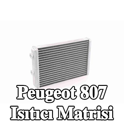 VEMO Orijinal VEMO Kalitesi ısıtıcı matrisi — Peugeot 807