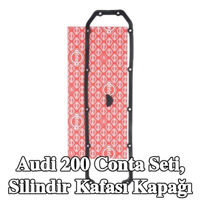 ELRING Conta seti, silindir kafası kapağı NBR (nitril butadien kauçuk) — Audi 200