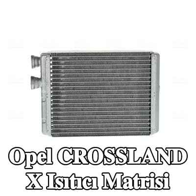 NISSENS Boru içermeyen ısıtıcı matrisi — Opel Crossland X