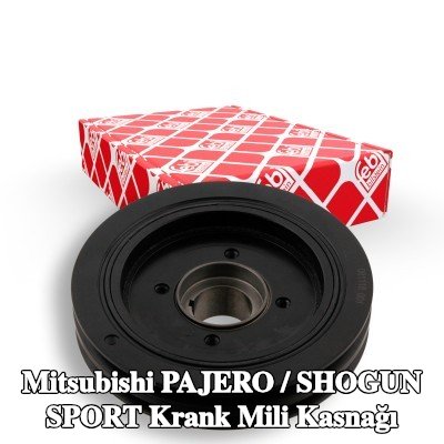 FEBI BILSTEIN Krank mili için krank mili kasnağı — Mitsubishi Pajero / Shogun Sport