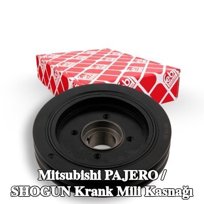 FEBI BILSTEIN Krank mili için krank mili kasnağı — 2000 Mitsubishi Pajero / Shogun