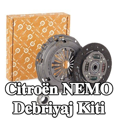 VALEO Debriyaj kiti CLASSIC KIT3P, debriyaj ayırma yatağı ile — 2008 Citroën Nemo