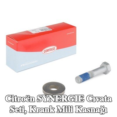 CORTECO Cıvata seti, krank mili kasnağı — 1995 Citroën Synergie