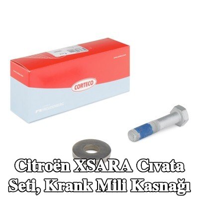 CORTECO Cıvata seti, krank mili kasnağı — Citroën Xsara