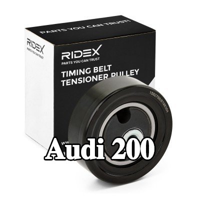 RIDEX بكرة شد حزام التوقيت بدون ذراع شد, بكرة الشد — Audi 200