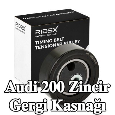 RIDEX Gergi kolu olmayan zincir gergi kasnağı, gergi kasnağı — Audi 200