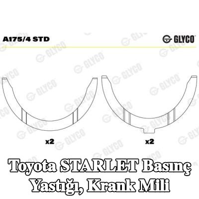 GLYCO Basınç Yastığı, krank mili — Toyota Starlet