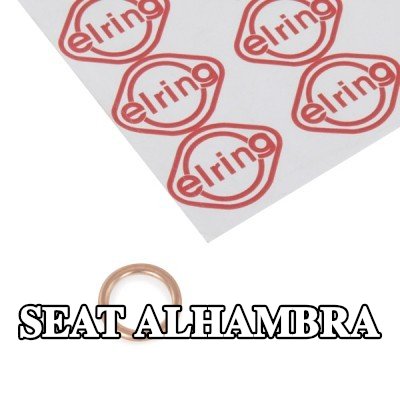 ELRING حشية سدادة حوض الزيت من النحاس, Inner Diameter: 14mm — SEAT Alhambra