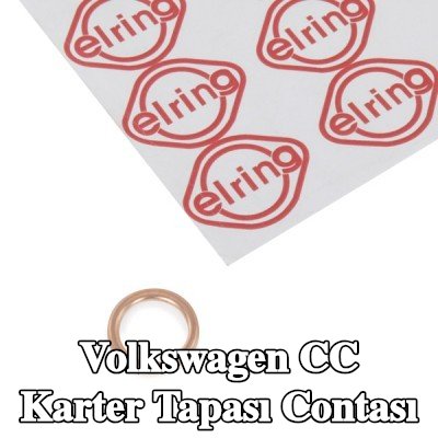 ELRING Karter tapası rondelası Bakır, Inner Diameter: 14mm — Volkswagen Cc