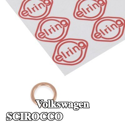 ELRING حشية سدادة حوض الزيت من النحاس, Inner Diameter: 14mm — Volkswagen Scirocco