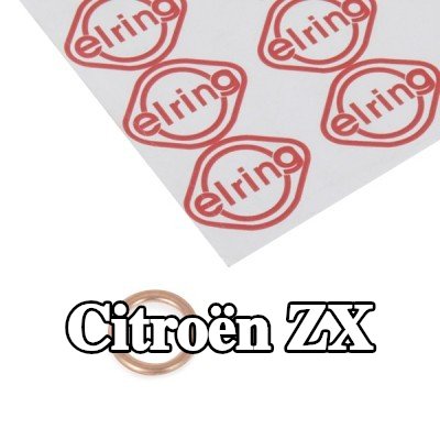 ELRING حشية سدادة حوض الزيت من النحاس, Inner Diameter: 14mm — Citroën Zx